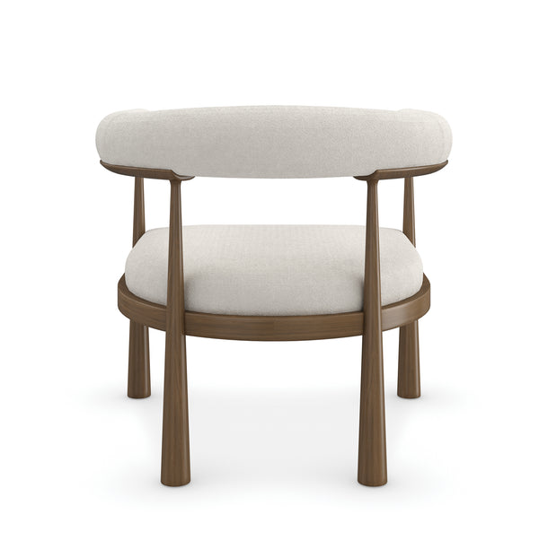 Bali Accent Chair, Oatmeal Melange Boucle