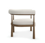 Bali Accent Chair, Oatmeal Melange Boucle
