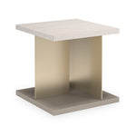 Cape Verde End Table, Lucent Bronze Metallic, Sabbia, 23"W x 23"D x 23"H