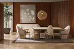 Santorini Dining Table, 106"W x 46"D