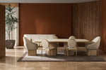 Santorini Dining Table, 106"W x 46"D