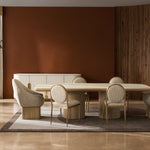 Santorini Dining Table, 106"W x 46"D