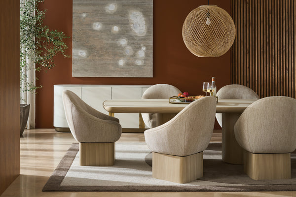 Santorini Dining Table, 106"W x 46"D