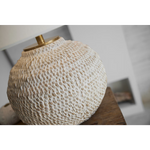 Avedon Small Table Lamp, Plaster White, 21.5"H