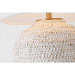 Avedon Small Table Lamp, Plaster White, 21.5"H