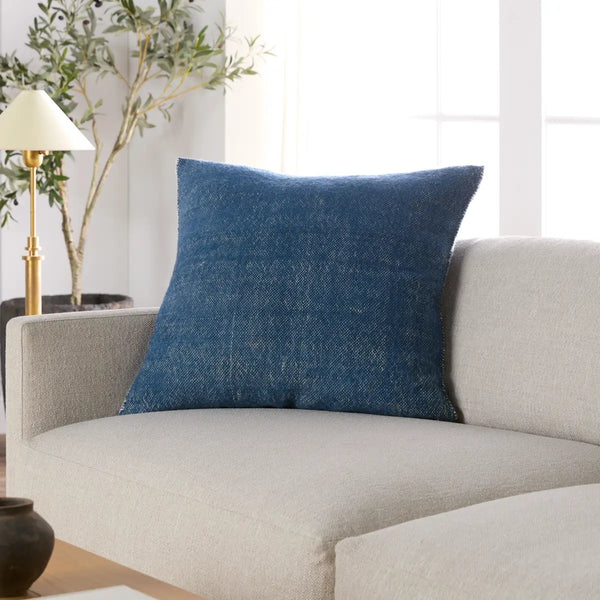 Mila Blue Margosa Pillow MGP22, 26" x 26"