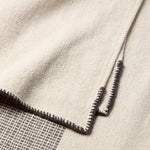 Embata Natural Duo-Tone Margosa Oversized Throw, 40" x 80"