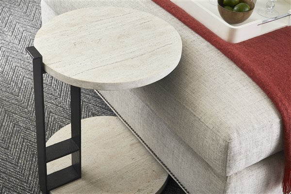 Pengrove End Table, Black Textured Metal