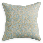 Marbella Cenote Linen Cushion, 22" x 22"