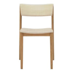 Poise Dining Chair, Light Oak/West Lake Oatmeal