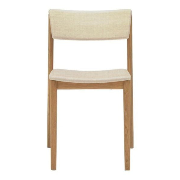Poise Dining Chair, Light Oak/West Lake Oatmeal