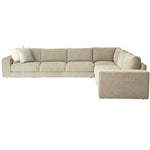 Hansen L Sectional, Large Arm, West Lake Oatmeal, 155.5" x 118.9"