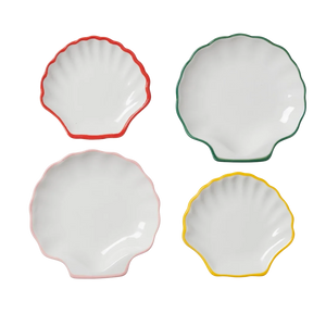 Mini Shell Plates, Set of 4