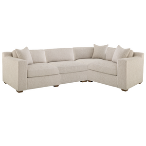 Reese Sectional 115.5" x 81", Textured Oatmeal Performance Fabric