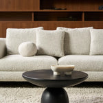 Fasika Coffee Table, Concrete Black, 27.6" Dia