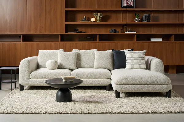 Fasika Coffee Table, Concrete Black, 27.6" Dia