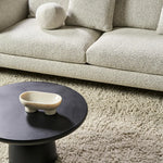 Fasika Coffee Table, Concrete Black, 27.6" Dia