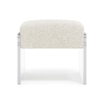 Jasper Fabric Ottoman, Performance Fabric