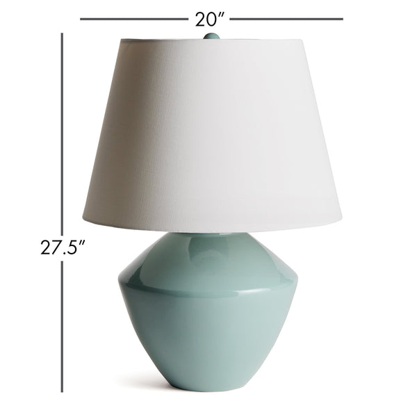 Clyde Lamp, Celadon, 27.5"H