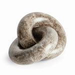 Linked Marble Rings Sculpture, 5.25"