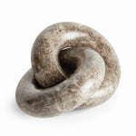 Linked Marble Rings Sculpture, 5.25"