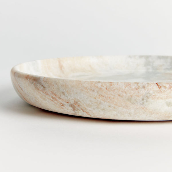 Josephine Marble Tray, 12"Dia