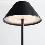 Alluna Cordless LED Lamp, Black, 14"H