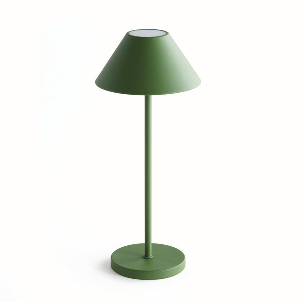 Alluna Cordless LED Lamp, Dark Green, 14"H