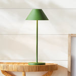 Alluna Cordless LED Lamp, Dark Green, 14"H