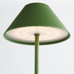 Alluna Cordless LED Lamp, Dark Green, 14"H