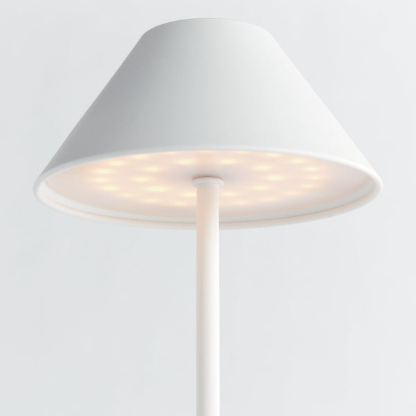 Alluna Cordless LED Lamp, White, 14"H