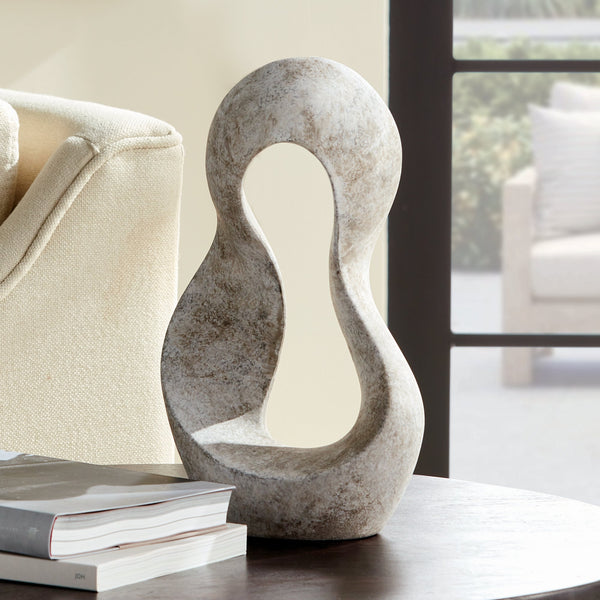 Lyra Sculpture - Brown, 12.25"H