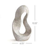 Lyra Sculpture - Brown, 12.25"H