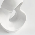 Lyra Sculpture - White, 12.25"H