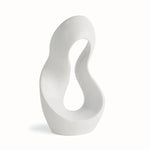Lyra Sculpture - White, 12.25"H