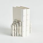 Jaqueline Marble Bookends