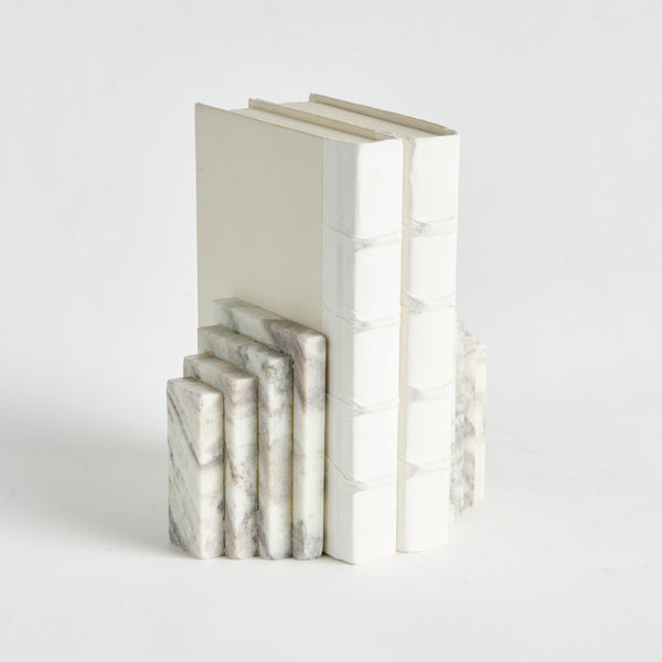 Jaqueline Marble Bookends