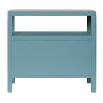 Maribelle Scallop Nightstand - Slate Blue, 28" W