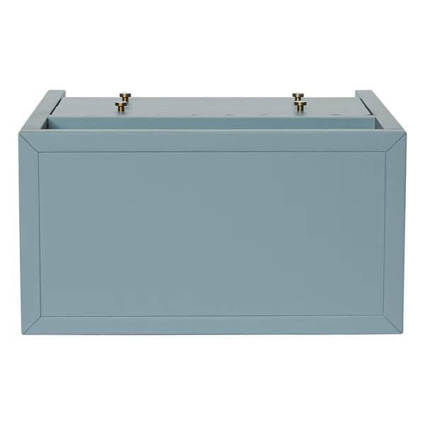 Maribelle Scallop Nightstand - Slate Blue, 28" W
