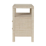 Paloma 2 Drawer Raffia Wrapped Night Stand - Natural, 28"W