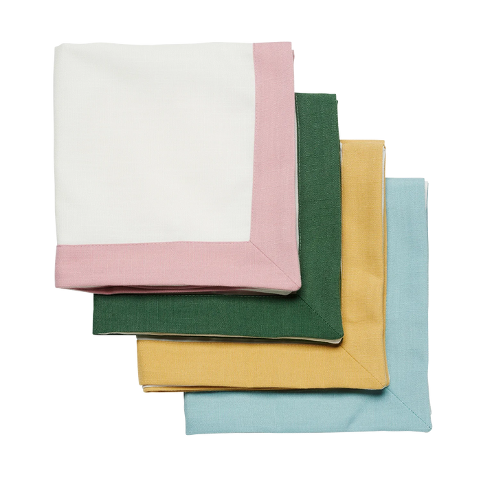 Multi Colour Napkin Set of 4