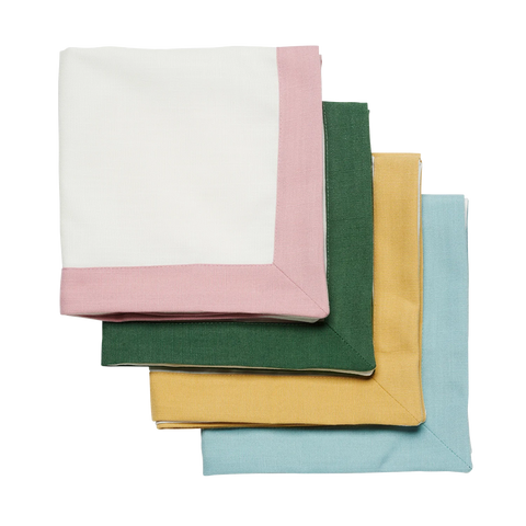 Multi Colour Napkin Set of 4