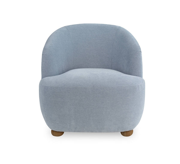 Moira Arm Chair - Slate Blue, 32.5" W