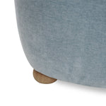Moira Arm Chair - Slate Blue, 32.5" W
