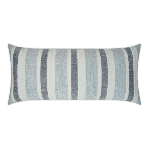 Austin Indoor/Outdoor Lumbar, Blue, 12" x 24"