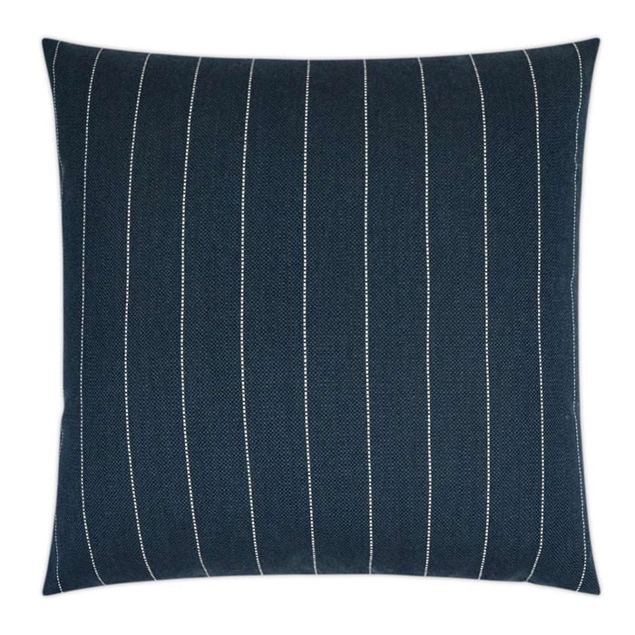 Malibu Indoor/Outdoor Pillow, Indigo 22" x 22"