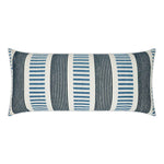 Sideline Indoor/Outdoor Lumbar, Indigo, 12" x 24"