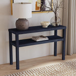 Indigo Road by Egypt Sherrod Gia Raffia Console Table - Navy, 47"W x 15"D