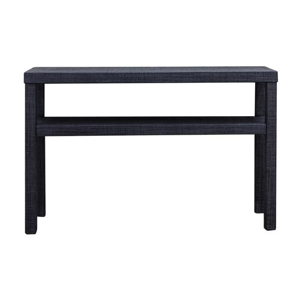 Indigo Road by Egypt Sherrod Gia Raffia Console Table - Navy, 47"W x 15"D