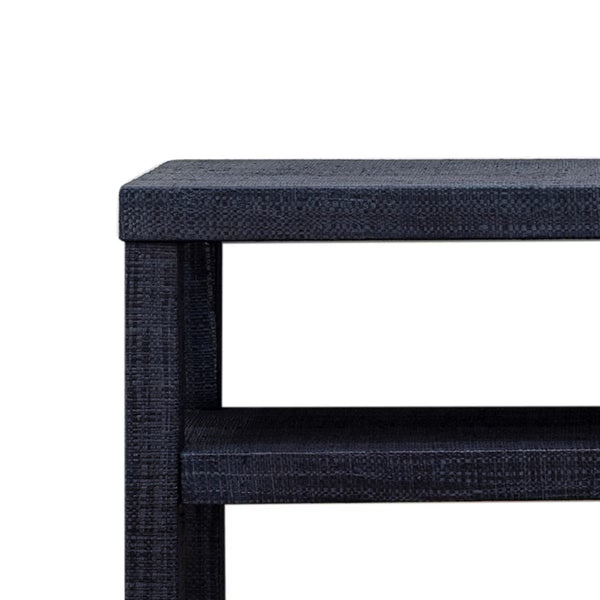 Indigo Road by Egypt Sherrod Gia Raffia Console Table - Navy, 47"W x 15"D